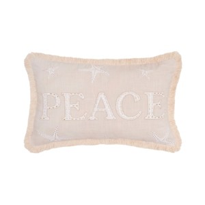 C&F Home Gold Coast Peace Throw Pillow, 14" x 22" - 1 of 4