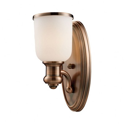 Elk Home Brooksdale 1 - Light Wall Light in  Antique Copper