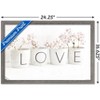 Trends International Tom Quartermaine - Love Blossom in Cups Framed Wall Poster Prints - 3 of 4