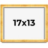 PosterPalooza | Minimalist Shadow Box Gold Picture Frame - UV Acrylic, Backing Board, Hanging Hardware - 2 of 4