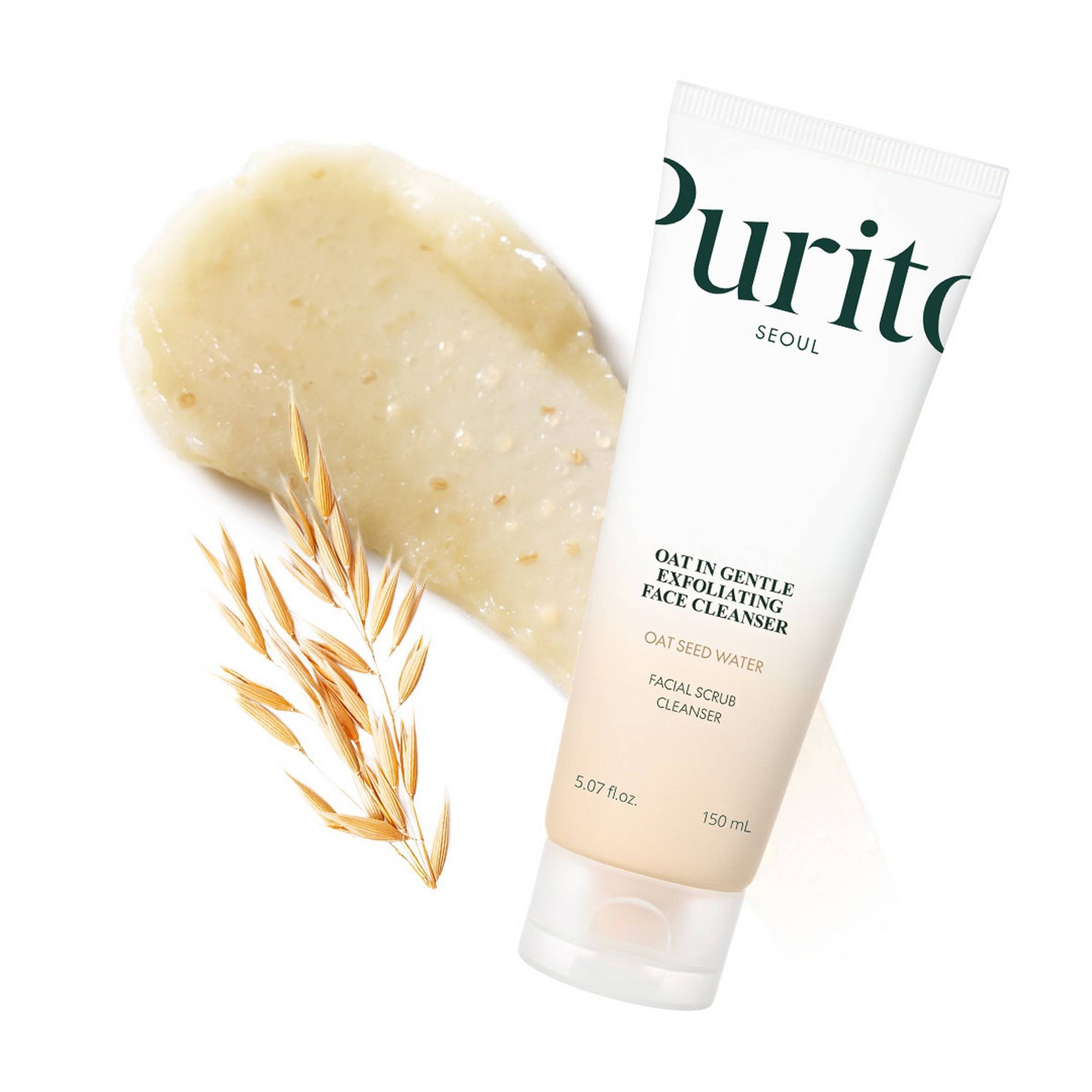 Purito Oat In Gentle Exfoliating Face Cleanser - 5.07 fl oz