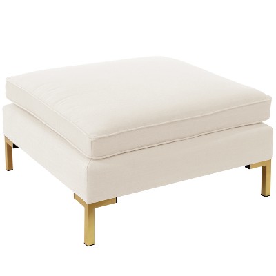 Pillowtop Ottoman - Zuma White - Designlovefest