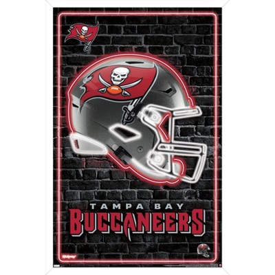 Tampa Bay Buccaneers Official NFL Team Helmet Logo Poster