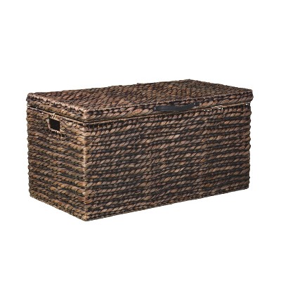 Brunhild Water Hyacinth Cocktail Trunk Table Brown - Aiden Lane