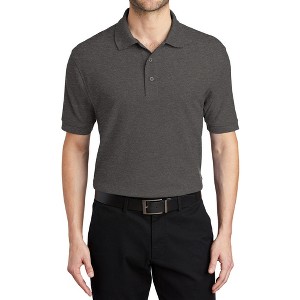 Mafoose Men's Short Sleeve Soft Silk Touch Classic Polo Shirt for Everyday Comfort - 1 of 4