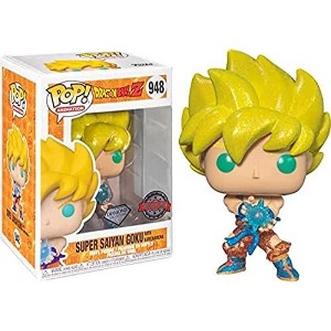 Funko Pop! Figures Dragon Ball Z Super Sayian Goku Kamehameha #948 Pop Exclusive Diamond Collection Edition - 1 of 3