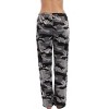 #followme Silky Fleece Printed Pajama Pants for Women - 3 of 3