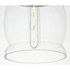 Elegant Lighting Kenna 1-Light Chrome Pendant with Clear Glass Cylinder Shade - 3 of 4