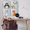 Stupell Industries Woodland Animals in Glasses Canvas Wall Art (Set of 4) - 3 of 4