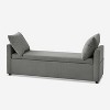 Andrea Modern Storage Bench|ARTFUL LIVING DESIGN - 3 of 4