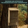 Uncle Dunkels Wooden Bat House; OBC Endorsed Rustic Handmade Bat Shelter Box - 4 of 4