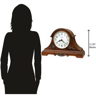 Sheldon Traditional Americana Cherry 18" Quartz Mantel Clock