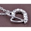 Anna-Kaci Crystal Silver Element Classic Fashion Pendant Necklace - 4 of 4