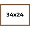 PosterPalooza | Classic Gold Picture Frame - UV Acrylic, Backing Board, Hanging Hardware Included - 2 of 4