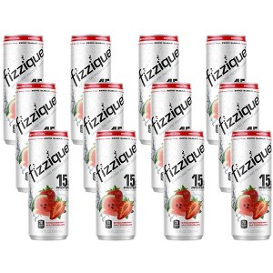 Fizzique Strawberry Watermelon Sparkling Protein Water - Case of 12/12 oz - 1 of 3