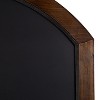Kate and Laurel Haldron Framed Magnetic Chalkboard, 36x24, Walnut Brown - 2 of 4