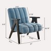 NicBex Accent Chair Modern Armchair with Wood Legs Lounge Chair Sofa Chair for Living Room, Bedroom, Reading Room - 4 of 4