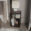 NicBex  High 3-Tier Nightstand, Modern Night Stand  Frame with Open Shelves, Bedside Table for Bedroom - 3 of 4