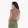 Women's Slim Fit Short Sleeve Mock Turtleneck T-Shirt - Wild Fable™ - 3 of 4