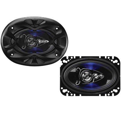 Boss BE464 Rage 4x6" 4 Way 250W Full Range Mobile Audio/Video Speakers, Pair