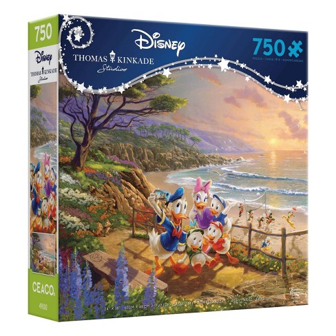 Ceaco Disney Thomas Kinkade A Duck Of A Day Jigsaw Puzzle 750pc Target