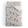 Deny Designs Queen Wagner Campelo Rose Fruits Duvet Cover and Pillow Shams: Abstract Non-Woven, Machine Washable - 2 of 4