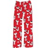 Collections Etc Red Snoopy J Elasticized Waist Drawstring Lounge Pants - image 4 of 4