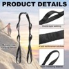 Unique Bargains Nylon Pilates Climbing Daisy Adjustable Chain Yoga Extend Belt - 3 of 4