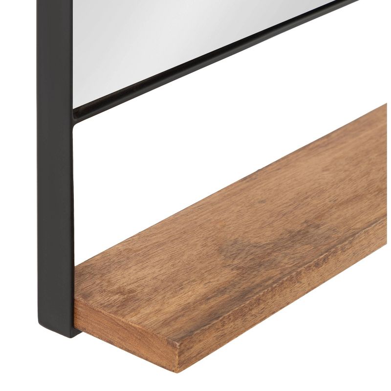 32&#34;x32&#34; Chadwin Square Wall Mirror with Shelf Natural - Kate &#38; Laurel All Things Decor, 2 of 9