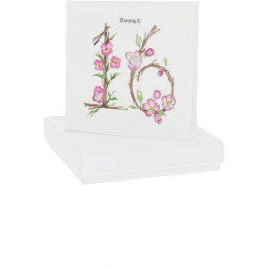 Pavilion Gift Company - Sweet 16 - 5mm Sterling Silver Cubic Zirconia Stud Earrings - Earrings - 1 of 4
