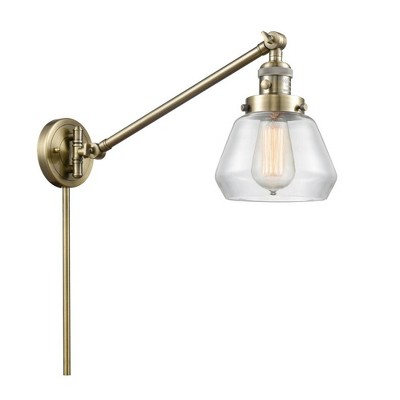 Fulton - 1 Light Swing Arm Wall Sconce In Industrial Style-25 Inches Tall and 8 Inches Wide