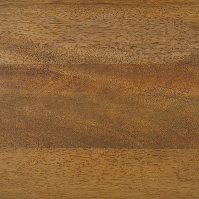 Gray Rectangular Wood and Metal Coffee Table