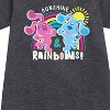 Girls' - Blue's Clues & You! - Sunshine and Rainbows Graphic Short Sleeve Fleece Dress - 2 of 3
