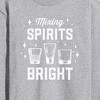 Men's - Instant Message - Christmas Mixing Spirits Bright Long Sleeve Graphic T-Shirt - 2 of 4
