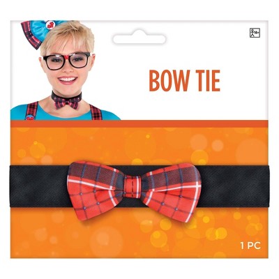 Adult Geek Chic Bowtie Choker Accessory Halloween Costume