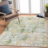 Machine Washable 9x12 Area Rug Modern Abstract Non Slip Rug Foldable Stain Resistant Low Pile Contemporary Indoor Carpet - 3 of 4