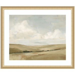 Kate and Laurel Whispering Meadows II by Amy Lighthall Framed Wall Art Print, 26 x 22, Florence Gold - 1 of 4