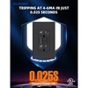 ELEGRP GFCI Outlet Self-Test, 20 Amp 125V Weather Resistant Duplex wall outlet, Wall Plate included, UL Listed, Matte Black 3PC - 2 of 4