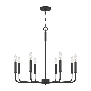 Quoizel Lighting Abner 8 - Light Chandelier in  Matte Black - 1 of 2