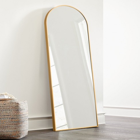 Dovelina Modern Arch Aluminium Alloy Frame Full Length Mirror Large ...