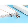 Scottie Dog Bone Earring Necklace Set for Women Sterling Silver Ginger Lyne Collection - 3 of 4
