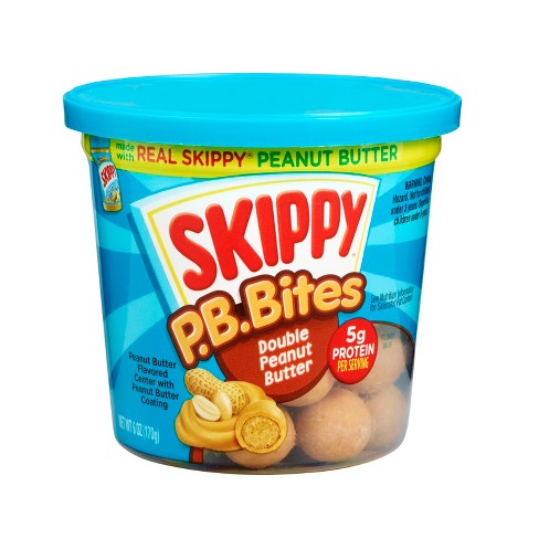 Skippy P B Bites Double Peanut Butter Snack 6oz Target