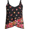 Lands' End Women's Tulip Hem Tankini Top - 3 of 4