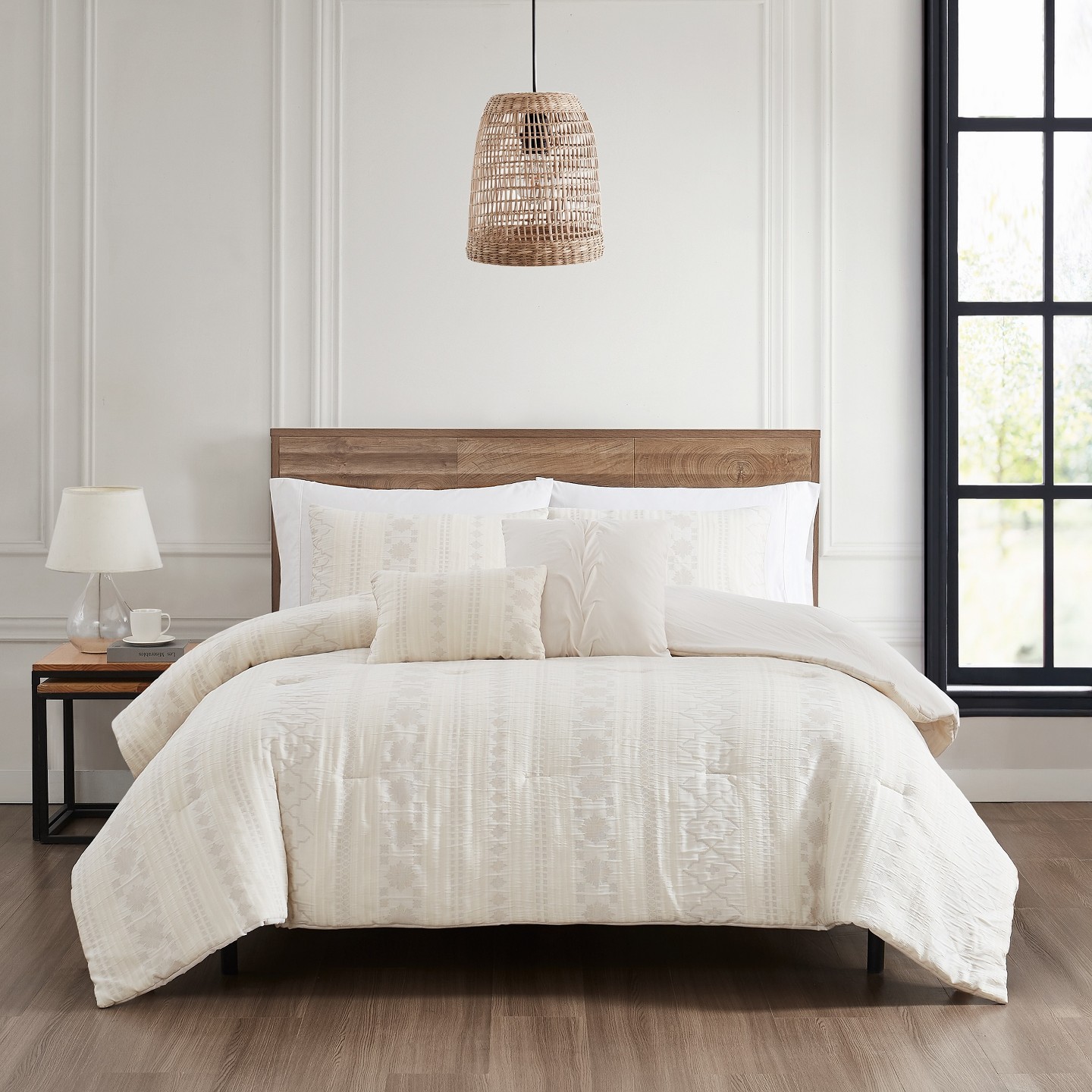 Комплект с одеялом Modern Threads 5-Piece Marcy Jacquard Microfiber Comforter Set — фото 4