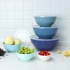 COOK WITH COLOR Mixing Bowls with Lids 12 Piece Set BLUE - 2 of 3