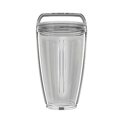 BlendJet XL 32oz Jar: Clear Plastic Replacement Accessory with Lid, Easy-to-Read Markings, 30-Day Warranty