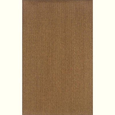 Oriental Weavers Karavia 2061N Tan Indoor/Outdoor Area Rug - 2'3" x 7'6"