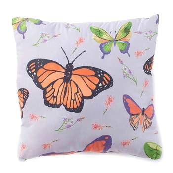 The Lakeside Collection Novelty Spring-Themed Accent Pillows - Butterflies Accent Pillow