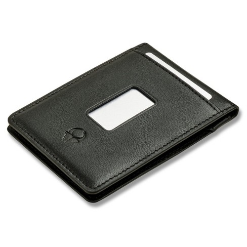 Slim Card Wallet for Men in Black