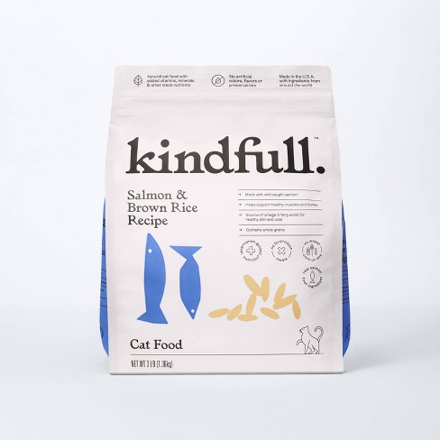 Salmon and Brown Rice Dry Cat Food - Kindfull™ - image 1 of 4